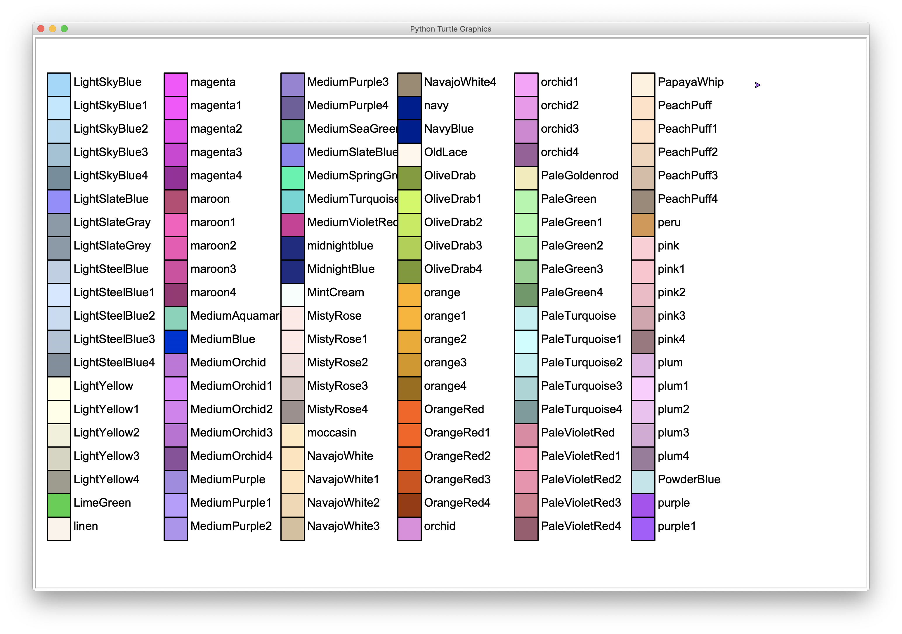 How To Add Color In Turtle Python