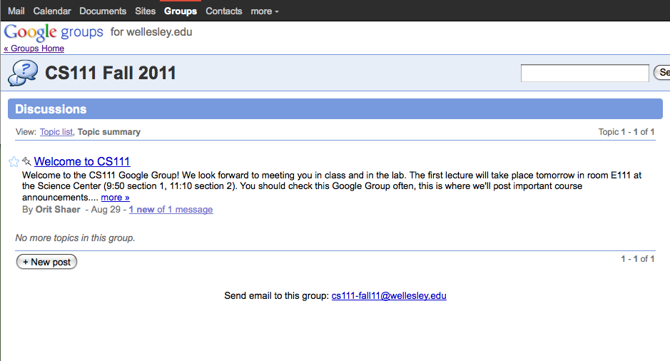 CS111 Lab 1
