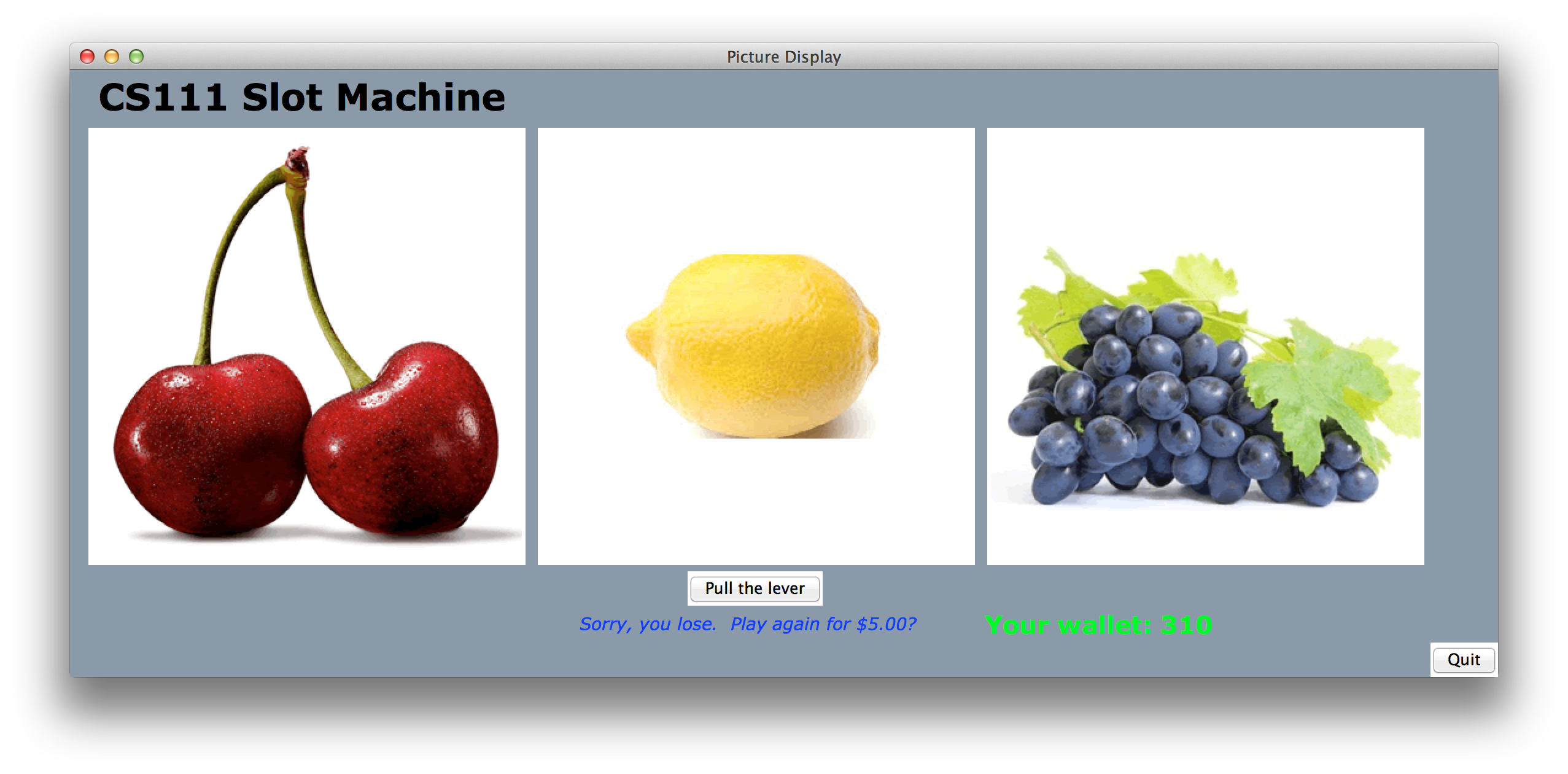App Lab Slot Machine Tutorial Lab 12